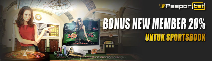BONUS NEW MEMBER  SPORTSBOOK 20%