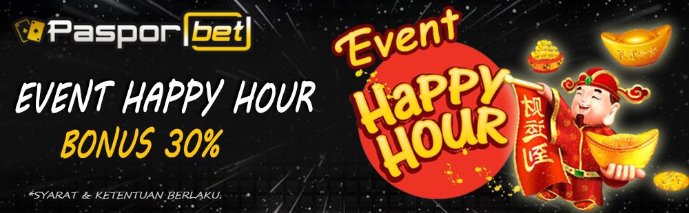 EVENT JAM HAPPY HOUR BONUS DEPOSIT 30%